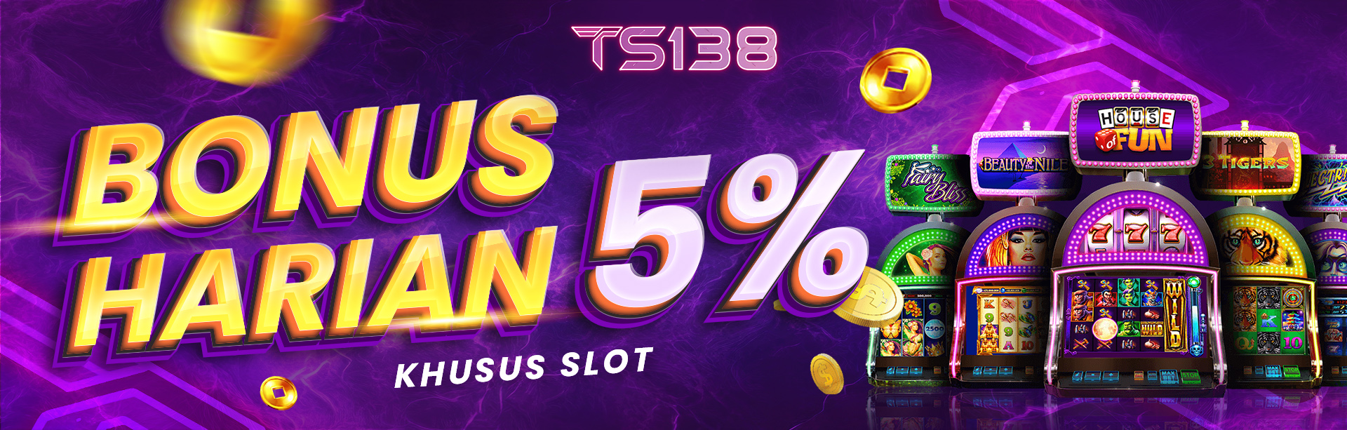 BONUS HARIAN SLOT 5%